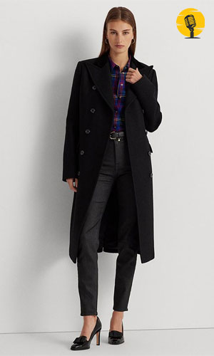 Wool-Blend Peacoat of Ralph Lauren