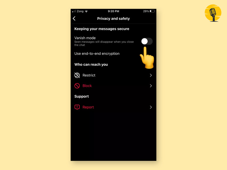 How To Turn Off Vanish Mode On Instagram?